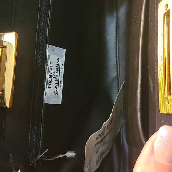 Velvet  Crossbody Bag/Clutch,  black - Picture 6 of 8